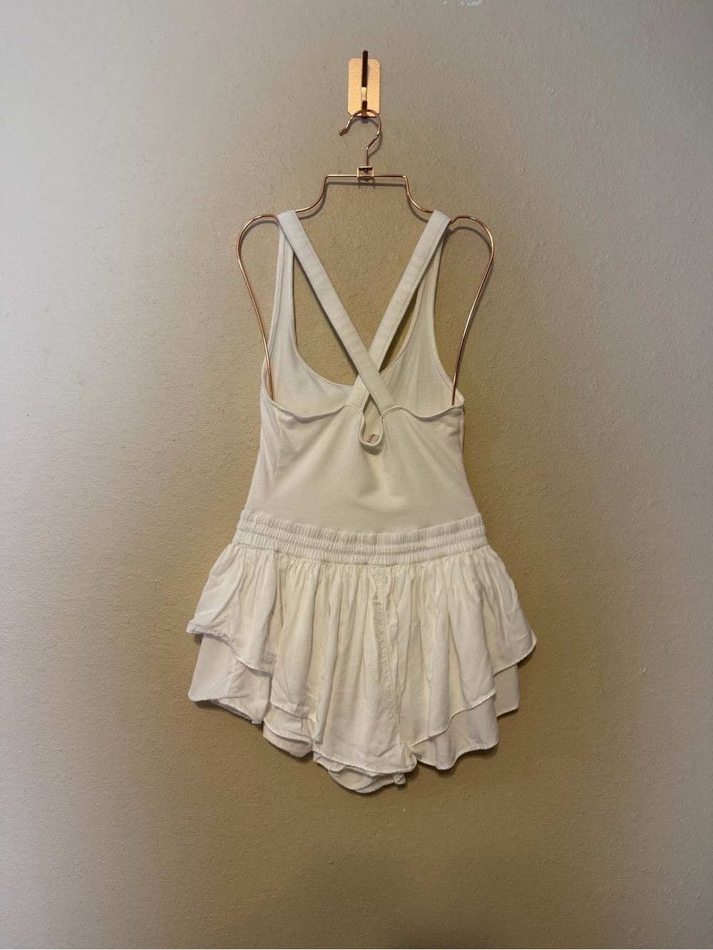 FREE PEOPLE Movement White Prima Shortsie Size Small - Picture 7 of 9